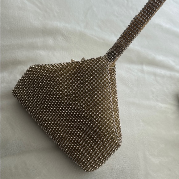 STARLET Gold Rhinestone Clutch - Picture 2 of 6